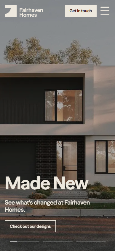 Fairhaven Homes mobile screenshot