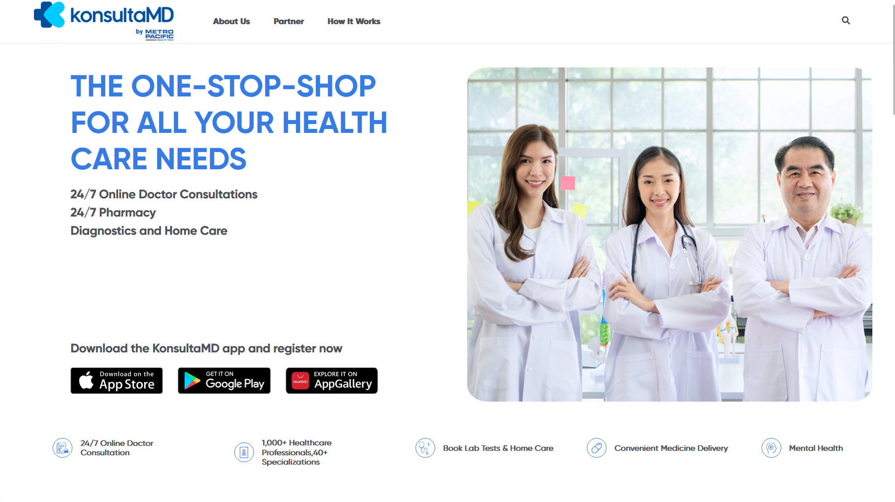 KonsultaMD SuperApp desktop screenshot